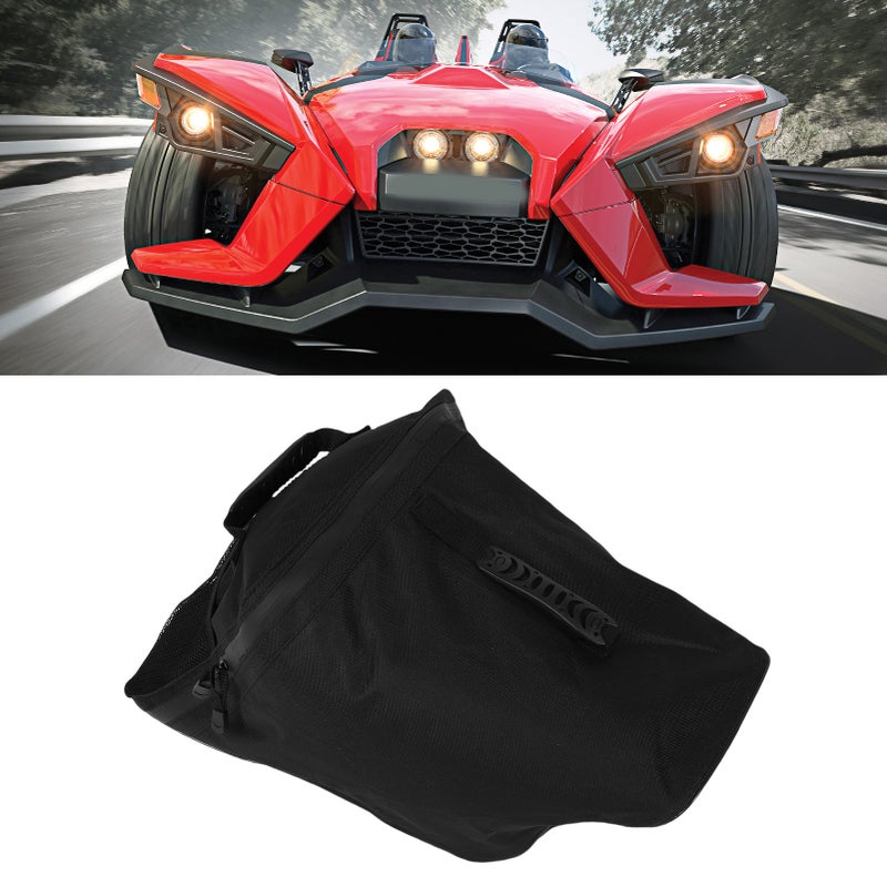 Rear Storage Bag Weatherproof Polyester Waterproofing Zipper Portable Handle Replacement for Polaris 2015-2024 - Image 2
