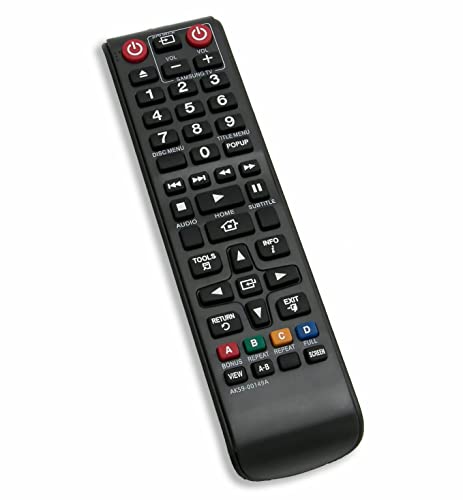 BOMAZ Replacement Remote Control for Samsung BD-F5100/ZA BD-JM57C/ZA BD-H5900/ZA BD-J5100E BD-J5100E/ZA Blu-ray Disc Player - Image 1