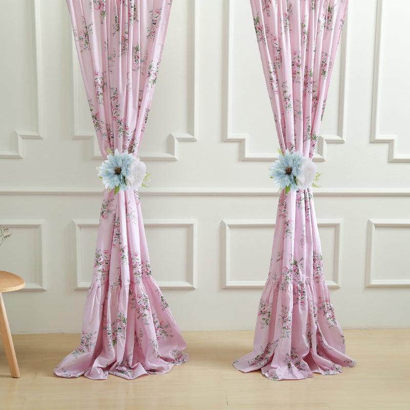 Chair Decor For Wedding: Flower Curtain Tiebacks - Artificial Floral Holdbacks For Drapes - Ceremony Aisle Decor Bridal Shower Chair Decorations - Image 5