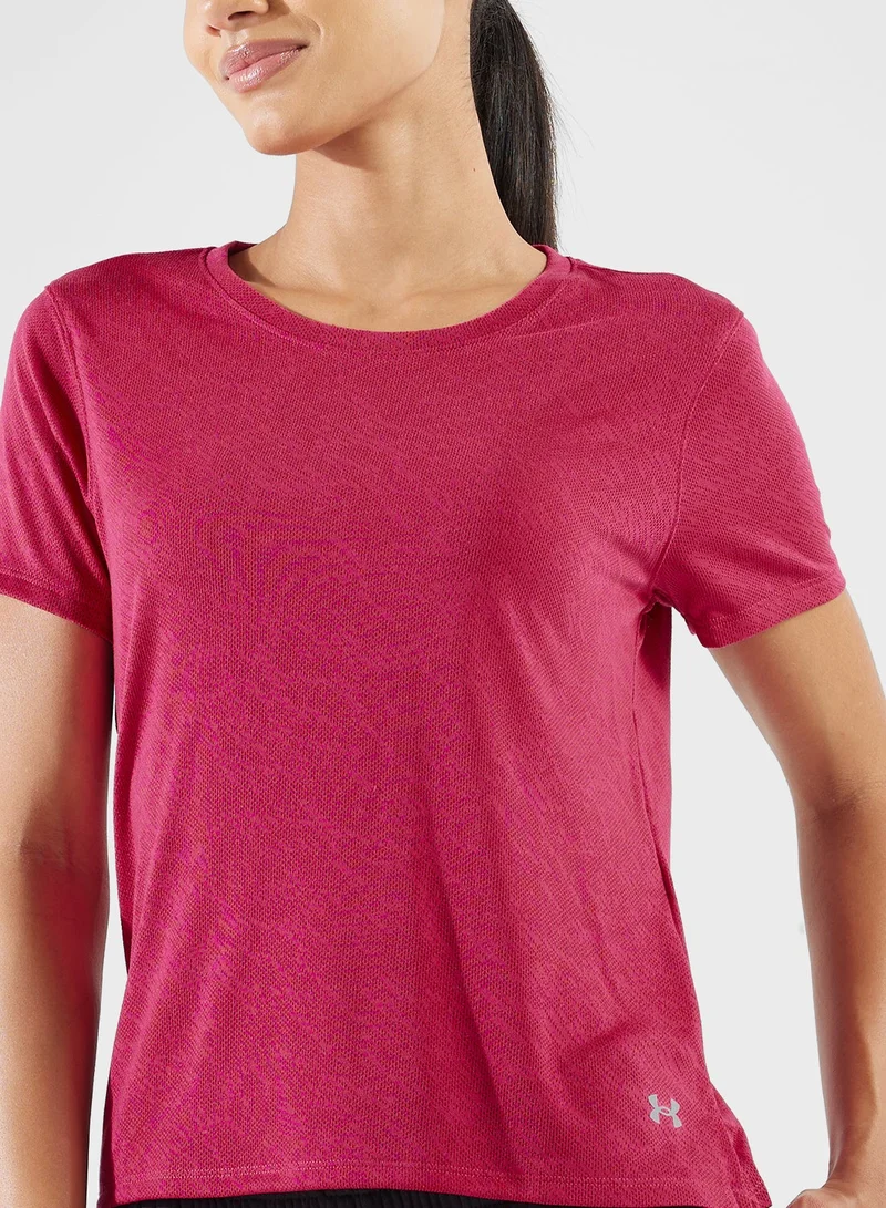 UNDER ARMOUR  UA LAUNCH CAMO SHORTSLEEVE for Women | Best Price UAE