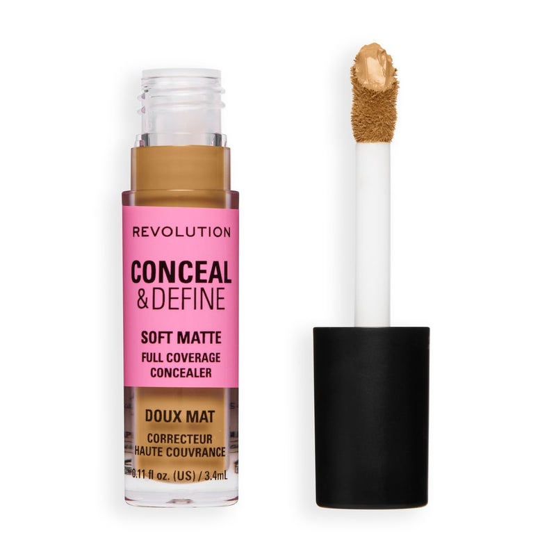 Revolution Conceal & Define Full Coverage Concealer – C10.9W, 3.4ml - Image 2
