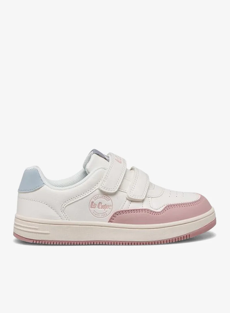 Lee Cooper Girls Hook & Loop Ankle School Sneakers