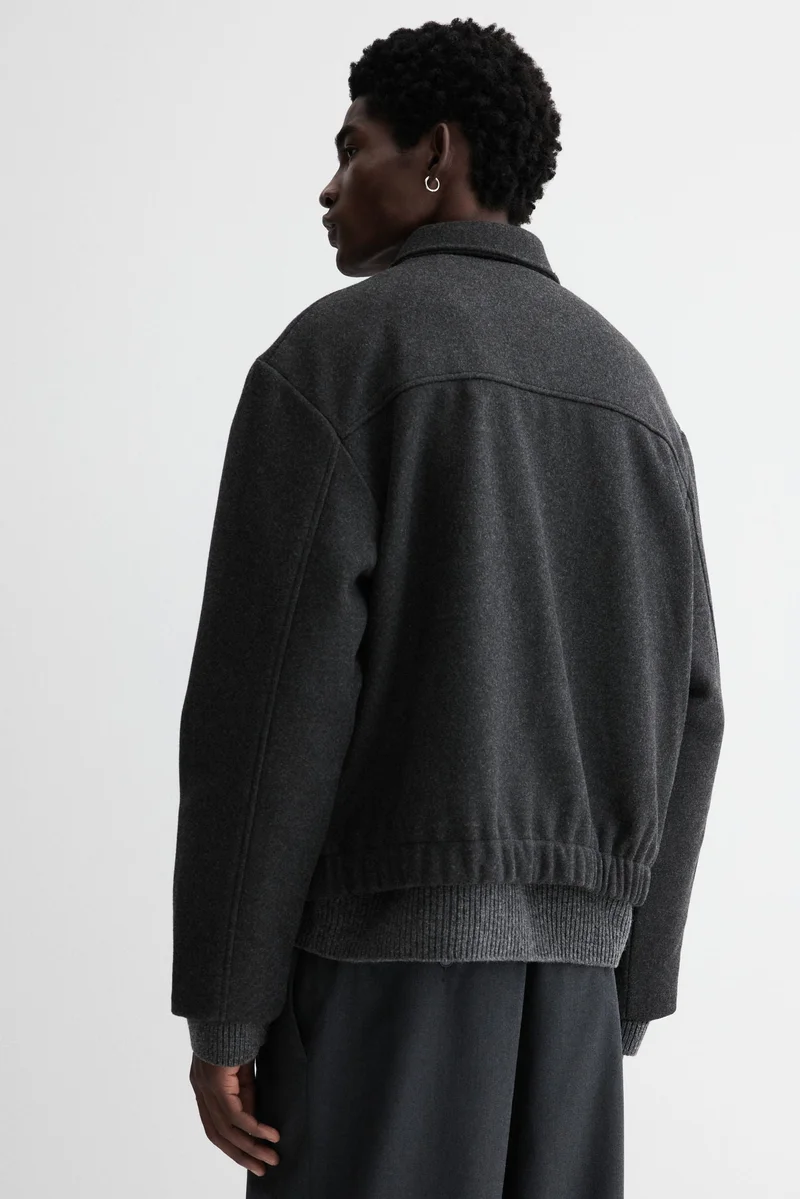 H&M Regular Fit Felted shacket