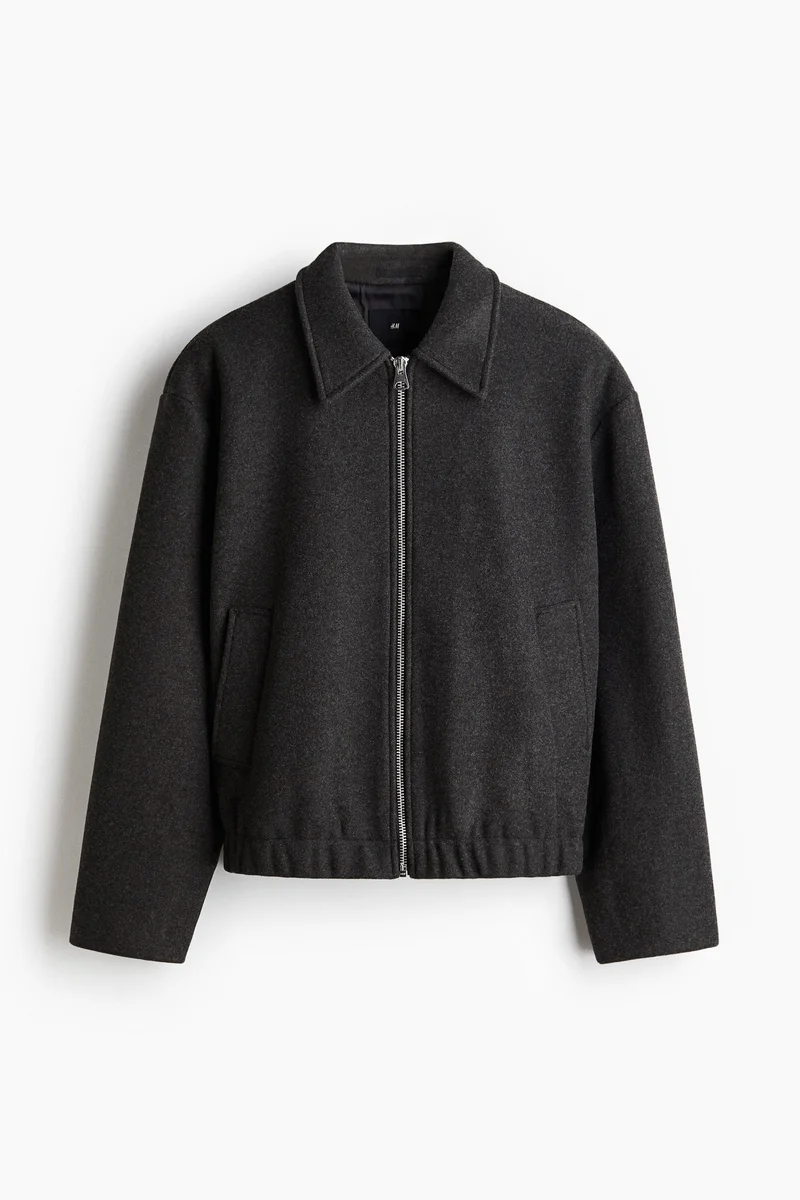 H&M Regular Fit Felted shacket