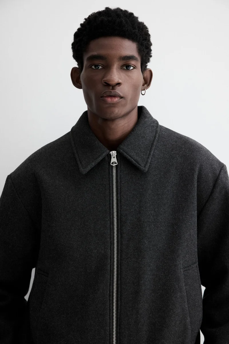 H&M Regular Fit Felted shacket