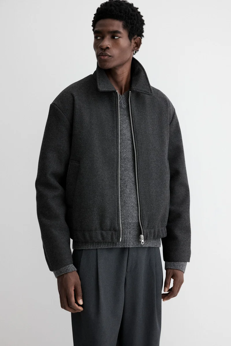 H&M Regular Fit Felted shacket