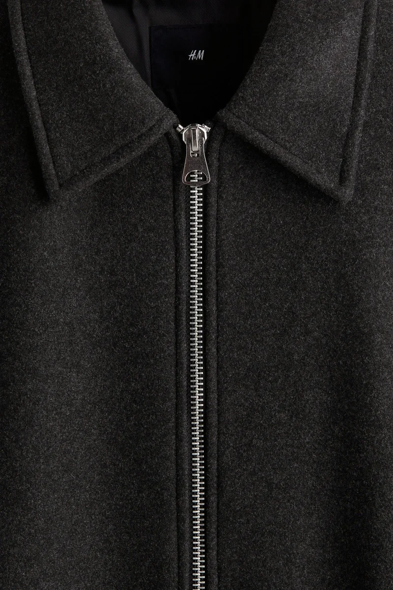 H&M Regular Fit Felted shacket
