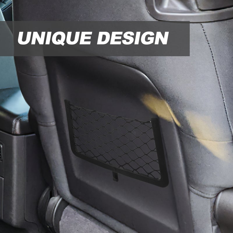 Car Automotive Net Bag Trunk Net Organizer Car Seat Pocket Organizer - Image 3