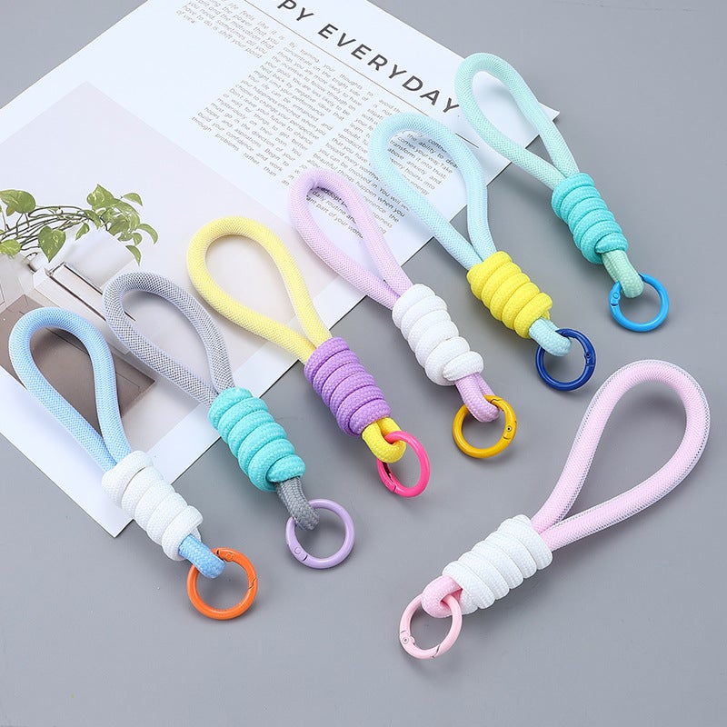 Wenchuang Doll Lotus Little Buddha Mesh Yarn Lanyard Toy Doll Keychain Mesh Color-Matching Pendant Schoolbag Water - Image 1