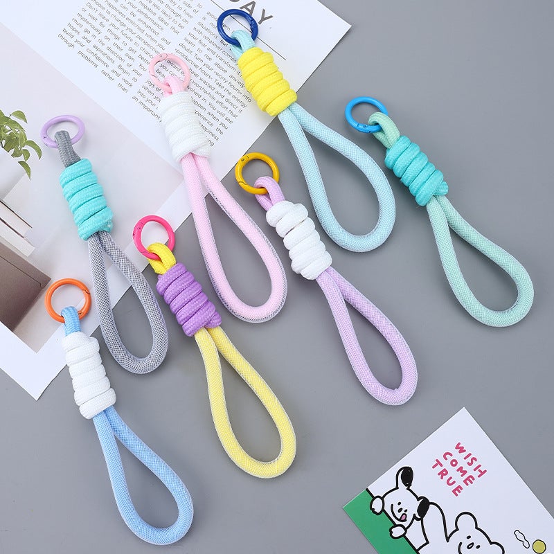 Wenchuang Doll Lotus Little Buddha Mesh Yarn Lanyard Toy Doll Keychain Mesh Color-Matching Pendant Schoolbag Water - Image 2