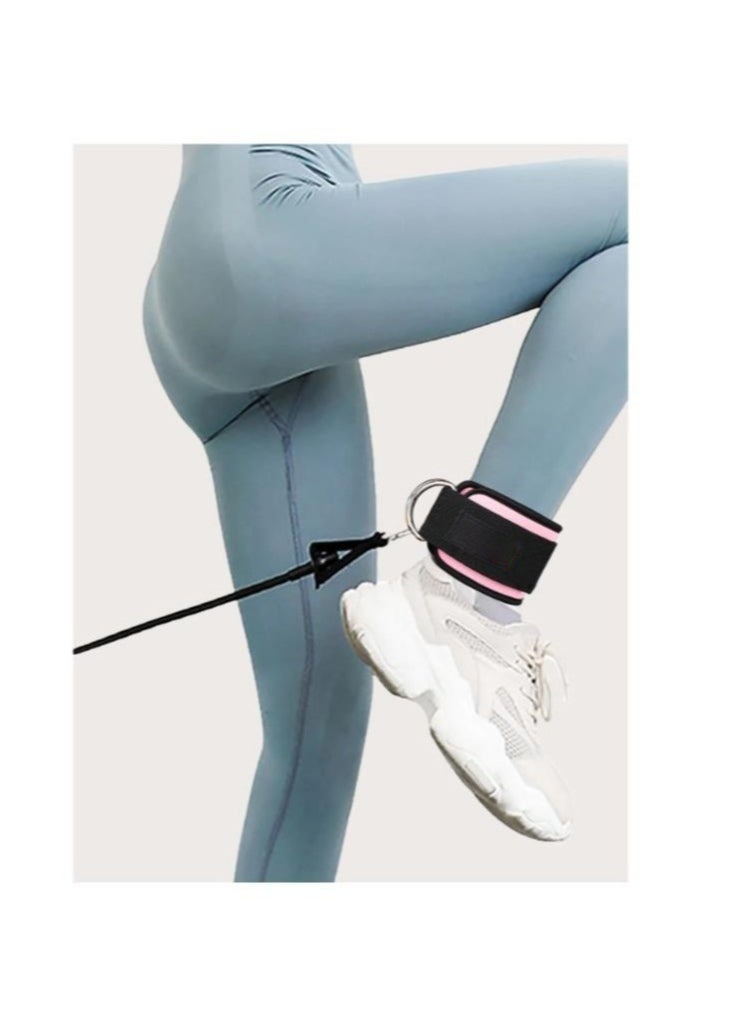 Rock Pow Fitness Padded Ankle Straps for Cable Machines for Kickback  - Image 1