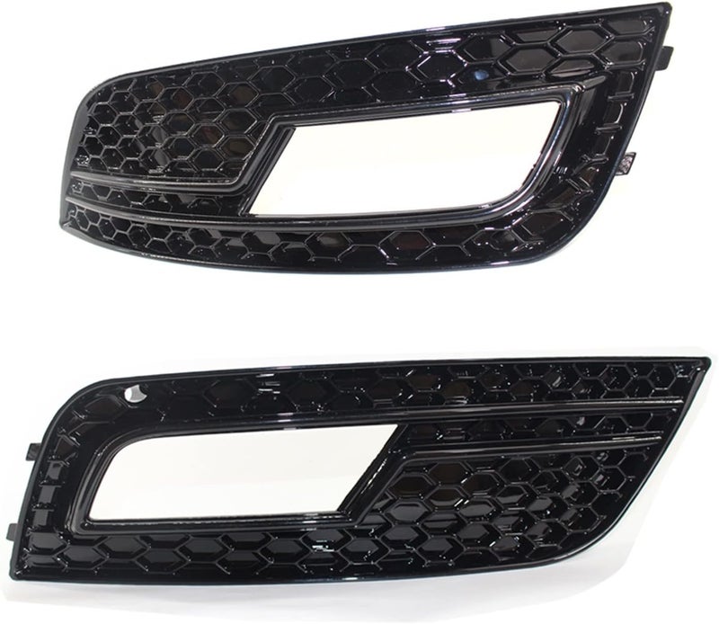 DEMULAX Glossy Black Honeycomb Fog Light Grille Covers - Image 4