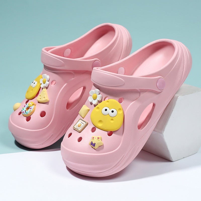 Internet Celebrity Children'S Slippers Summer Breathable Boys And Girls Sandals Beach Shoes Toddler Boys Baby Clogs - Image 2