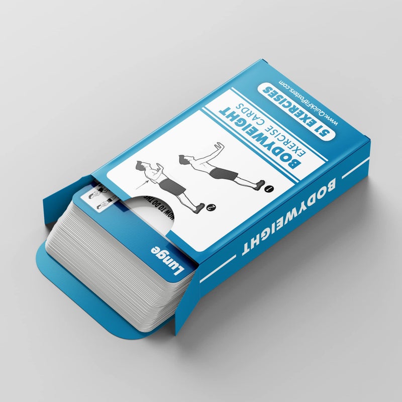 Palace Learning QuickFit Bodyweight Exercise Cards - Fitness Playing Cards with Over 50 Body Weight Workouts - 2.5" x 3.5" (Standard Playing Card Size) - Image 2