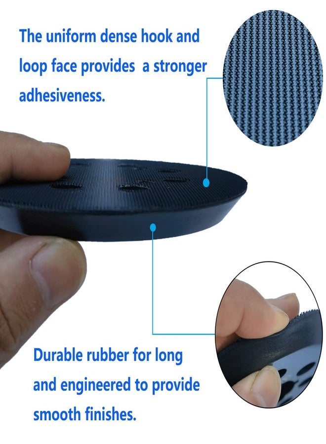 HDongany 2 Pack Hook and Loop 5 Inch 8 Hole Replacement Sander Pad for CMCW220B & CMEW231 Random Orbit Sander - Image 3