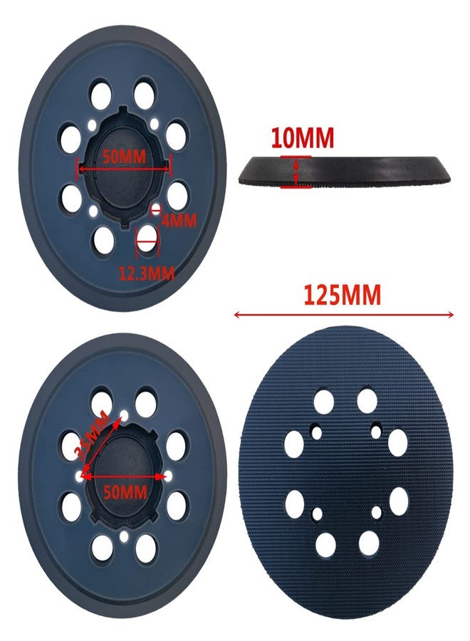 HDongany 2 Pack Hook and Loop 5 Inch 8 Hole Replacement Sander Pad for CMCW220B & CMEW231 Random Orbit Sander - Image 2