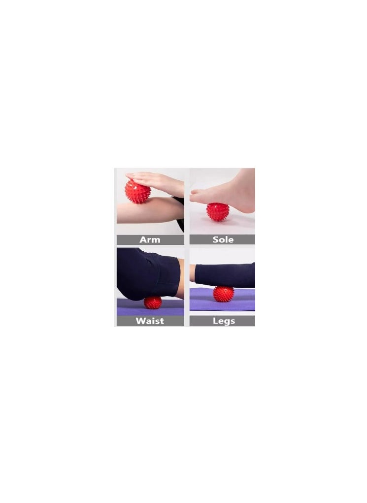 Generic Blister Massage Ball, Spiky Design Massage Ball, Deep Tissue Foot Massager, Sensory Ball for Inflammation Therapy 7cm, Multicolor  - Image 2