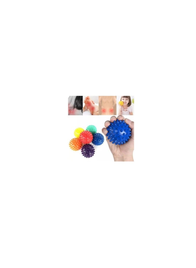 Generic Blister Massage Ball, Spiky Design Massage Ball, Deep Tissue Foot Massager, Sensory Ball for Inflammation Therapy 7cm, Multicolor  - Image 5