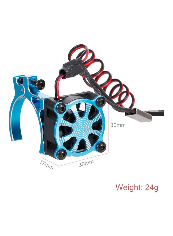 NIBEMINENT Motor Cooling Fan Radiator Heatsink With Thermal Sensor 8x3.5x7cm - Image 2