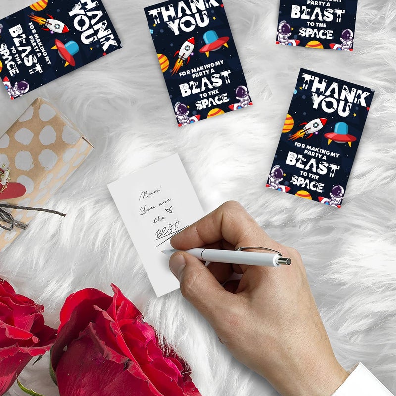 Zyozique Space Theme Thank You for Making Party A Blast to The Space Tags for BirthdaySpace Thank You Label Tags for Birthday Bridal Shower Wedding Baby Shower Thanksgiving Favor Pack of 50