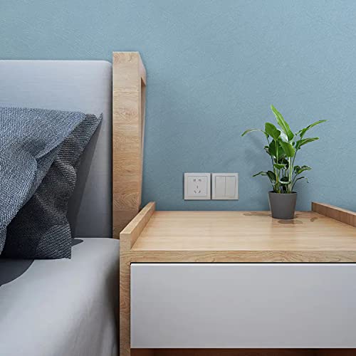 LOVADA Peel and Stick Wallpaper Blue Silk Wall Paper - 15.7 x 300 Inch Self Adhesive Wallpaper Peel and Stick, Easy to Paste Wall Contact Paper for Stand Liner, Table and Door Makeover Decor - Image 5