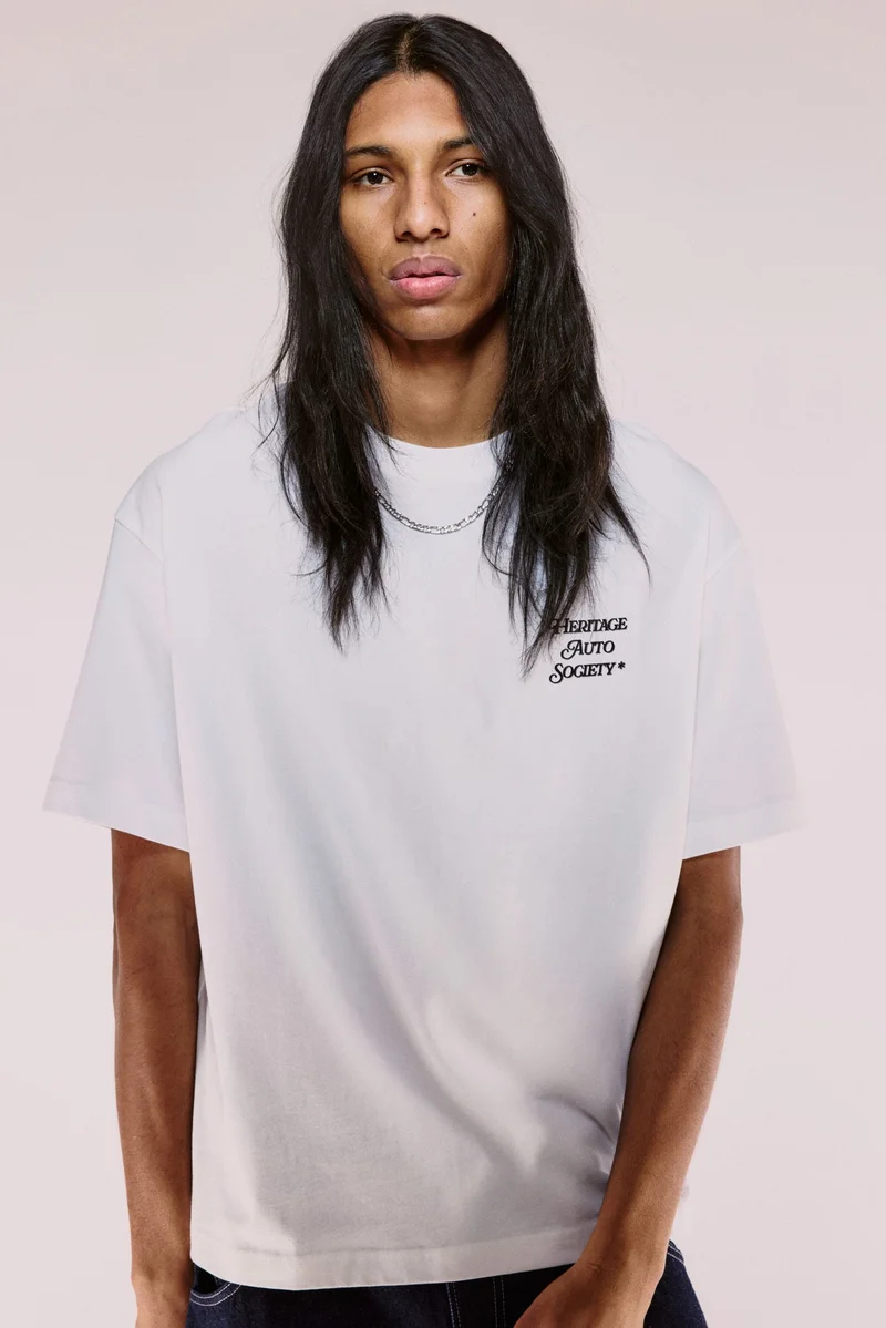 H&M Relaxed Fit Cotton T-shirt