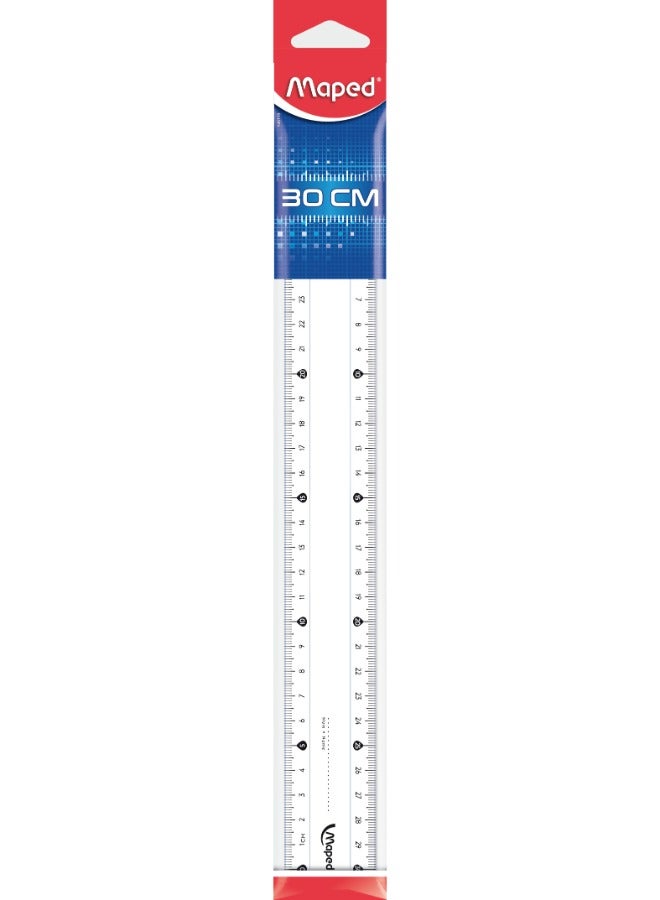 FLAT RULER CLASSIC 30CM BAG
