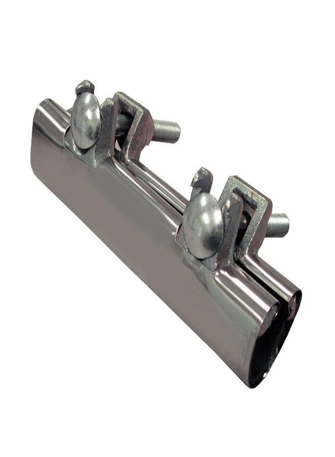 Jones Stephens 6" Stainless Steel Repair Clamp, Two Bolt, 2" IPS - Image 1