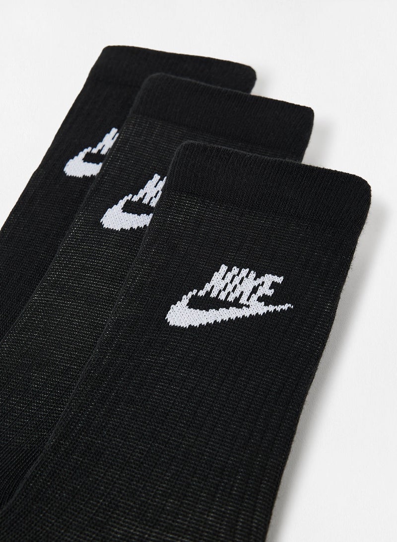 نايكي جوارب  بطول منتصف الساق بطباعة الشعار - Image 2