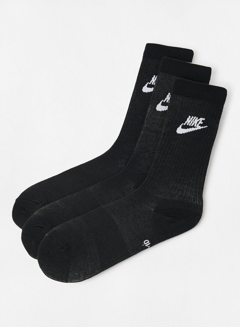 نايكي جوارب  بطول منتصف الساق بطباعة الشعار - Image 1