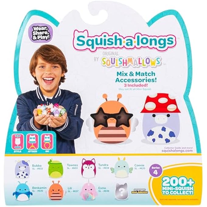 Squish-a-longs Mini-Squish 8-Pack (Wave 4, Style 4) - Image 3