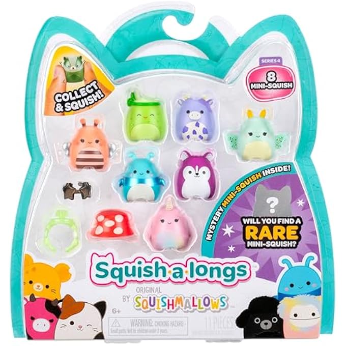 Squish-a-longs Mini-Squish 8-Pack (Wave 4, Style 4) - Image 1