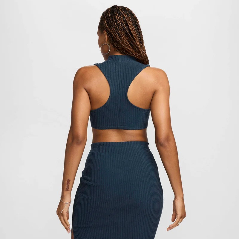 Nike Blue Nike Sportswear Chill Rib for Women | Best Price UAE