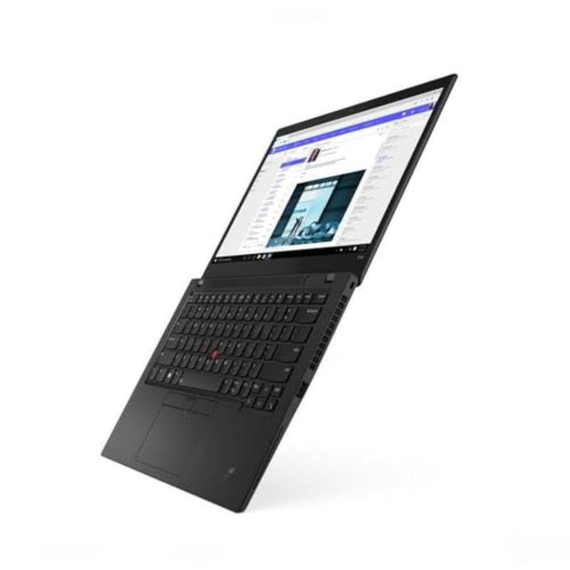 ThinkPad T14s Gen 2 Intel Laptop 14" 1920x1080 FHD Core i7-1185G7-512GB SSD Hard Drive - 16GB RAM 4 cores @ 4.4 GHz No OS Black Renewed - Image 1