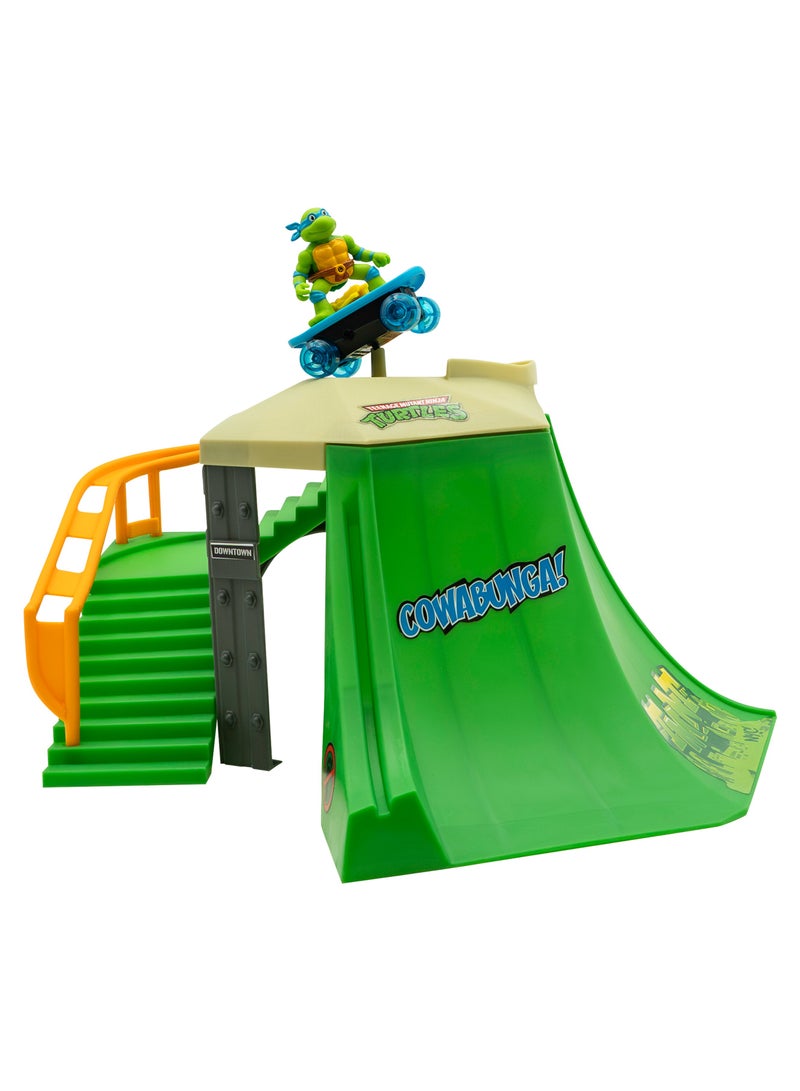 Funrise منتزه التزلج المجنون لفرسان النينجا المراهقين الكلاسيكي | متزلج مع شخصية | هدية للأطفال - Image 4