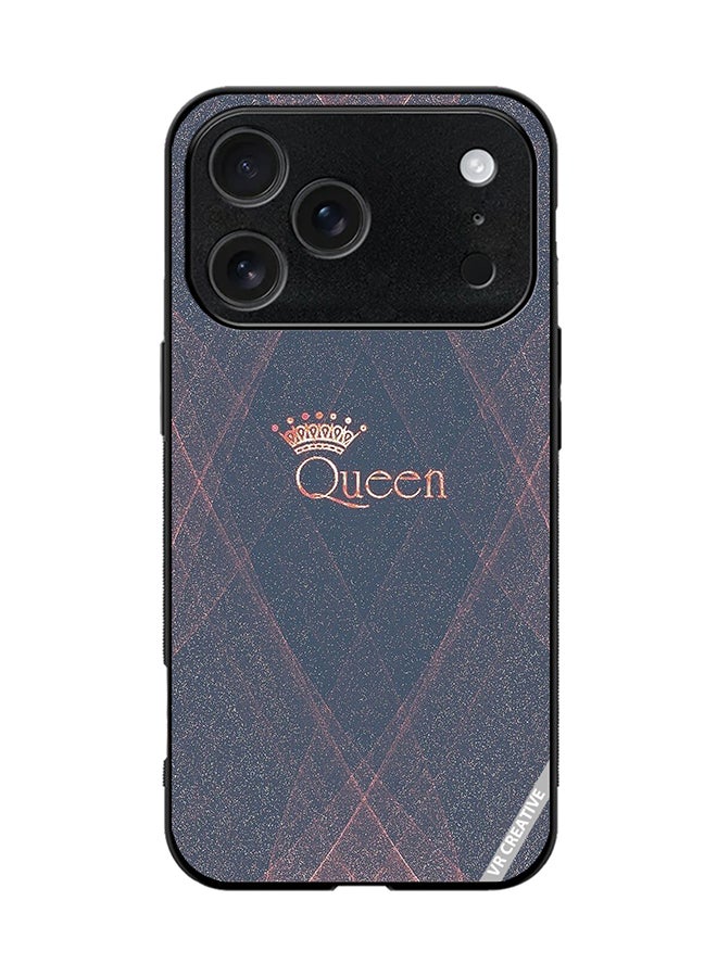 Protective Case Cover For Apple iPhone 17 Pro Queen Design Multicolour
