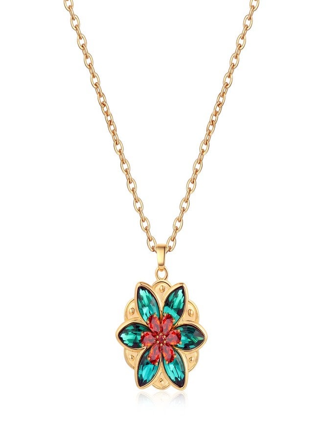 أي ديزاين قلادة الأميرة الذهبية للنساء، مستوحاة من الأميرة المفقودة، هدية مثالية للهالوين، الكريسماس، وأعياد الميلاد - Image 1