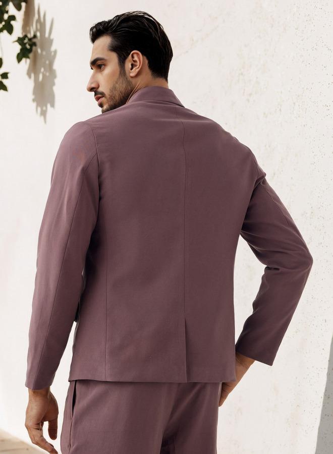 ايكونيك بليزر كلاسيكي بأزرار مزدوجة وأكمام طويلة - Image 3