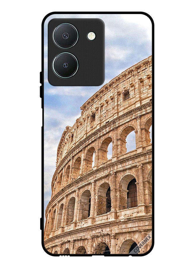 Covernex Protective Case Cover For Vivo Y36 5G Vintage Building - Image 1