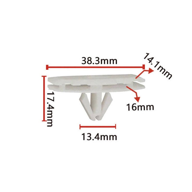 TEAMWILL فريق ويل 10 قطع مشبك تثبيت حواف الفيندر مناسب لجيب رانجلر JL 18-2020 غلادياتور 2020 - Image 5