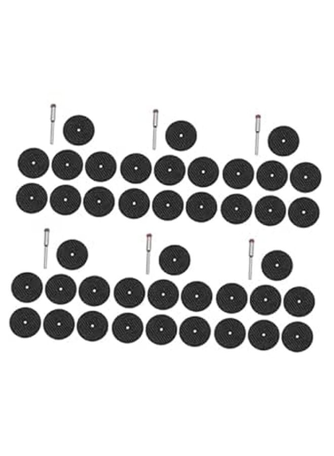 32mm Resin Cutting Disc Dual Mesh Wheel 70pc Set 10 Mandrels Ceramic Tile Metal Stone - Image 1