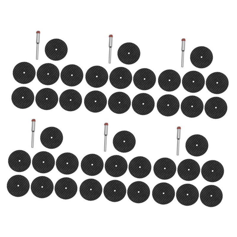 32mm Resin Cutting Disc Dual Mesh Wheel 70pc Set 10 Mandrels Ceramic Tile Metal Stone - Image 2