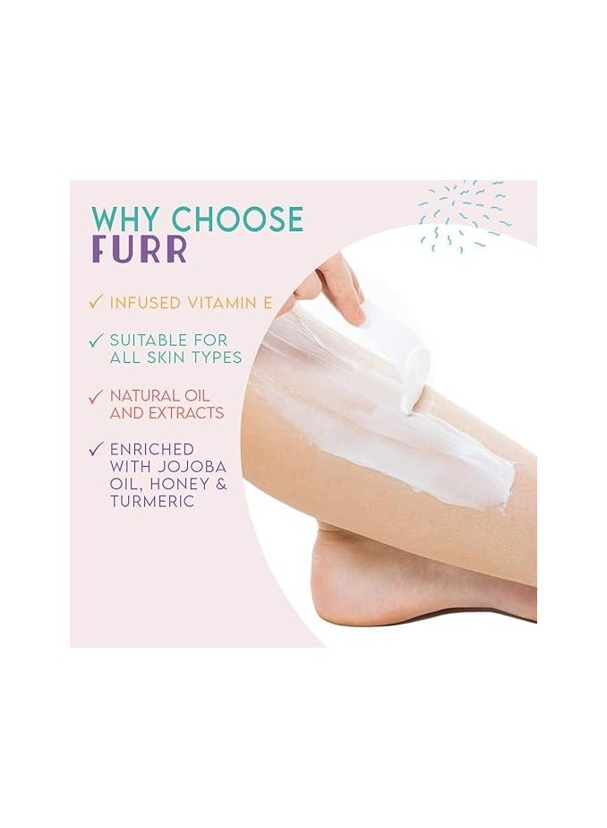 Pee Safe FURR Natural Hair Removal Cream 100gm - Image 2