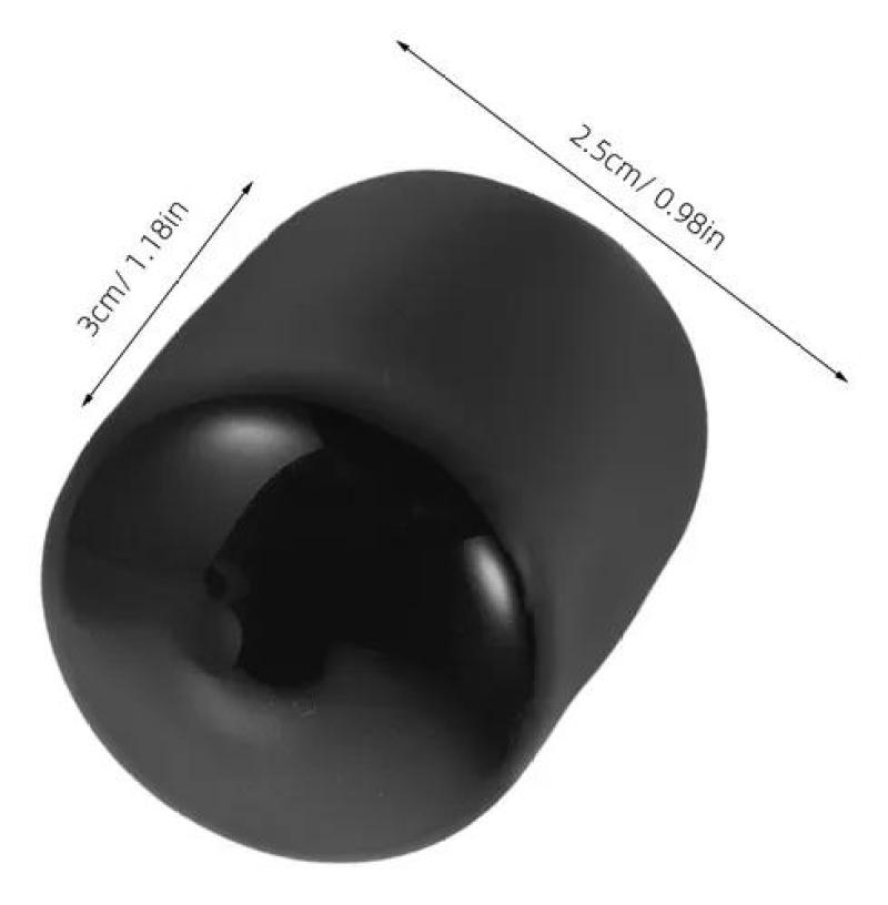 Plastic Thread Protectors 25mm Black Screw Thread Caps - Shields Screw Threads from Impacts and Corrosion - Snug Fit Prevents Dirt Buildup for Plumbing Supplies Hardware Accessories - Image 2