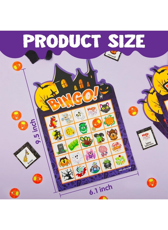 JOYIN 32 Players Halloween Bingo Game, Kids Bingo Cards Set for Large Group School Classroom Family Activities, Halloween Party Games, Halloween Party Supplies Card Game - Image 5