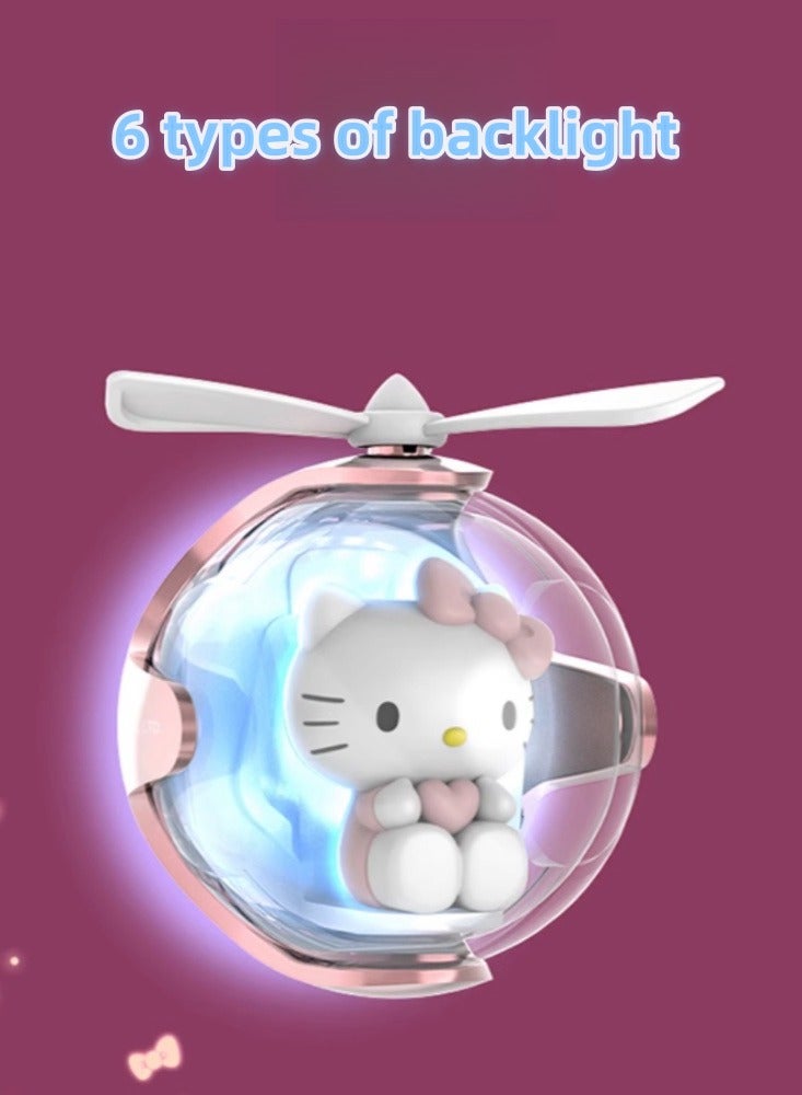 Loquat Flying Ball Car Mounted Aromatherapy Air Outlet Induction Atmosphere Light Decoration Deodorizes and Emits Fragrance - Image 4