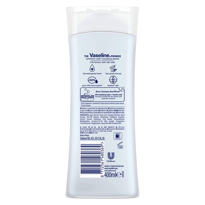 Vaseline Intensive Care Advanced Repair Lotion 400ml - Image 3