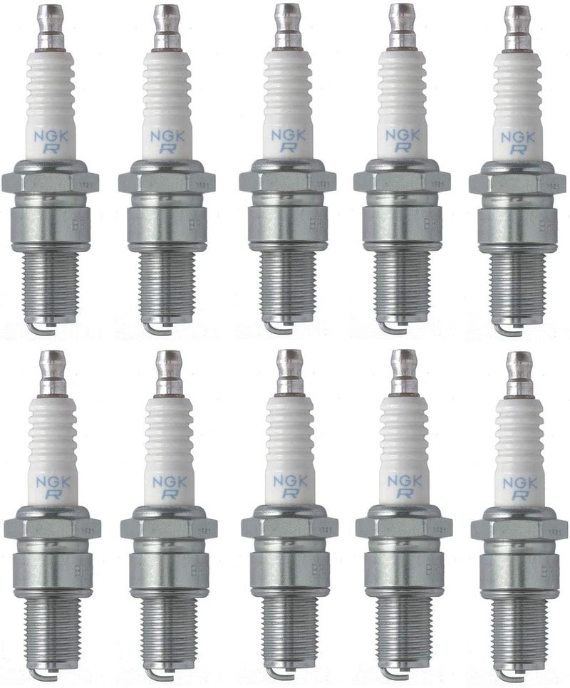 NGK 5722 Pack of 10 Spark Plugs (BR9ES)