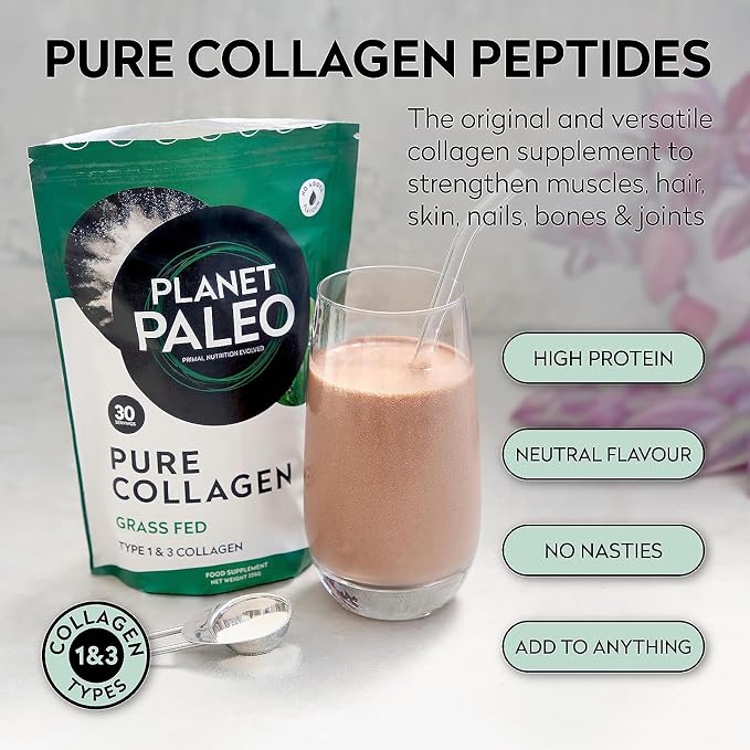Planet Paleo مسحوق الكولاجين النقي بلانت بلايو ، 225 غ - Image 2