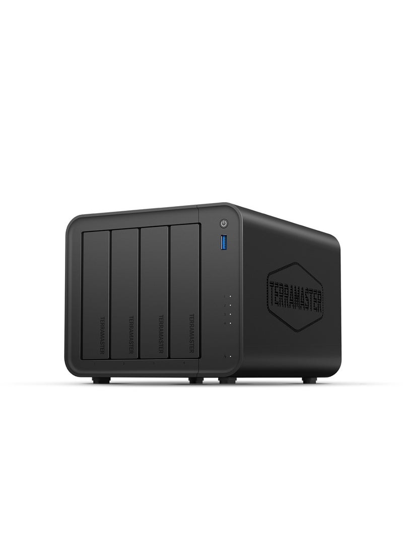 TERRAMASTER TERRAMASTER F4-425 4-Bay NAS Storage – Intel x86 Quad-Core CPU, 4GB RAM, 2.5GbE LAN, Network Attached Storage Multimedia Server for Home Users (Diskless) - Image 1
